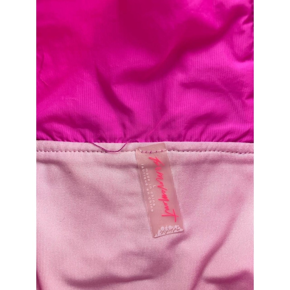 Free People FP Movement The Way Home High Rise Pull-On Shorts Large Pink Running - Picture 2 of 6